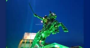 Rani Chennamma Circle Hubli AKA Traffic Island Circle Kittur Rani Chennamma Traffic Island Circle Hubli