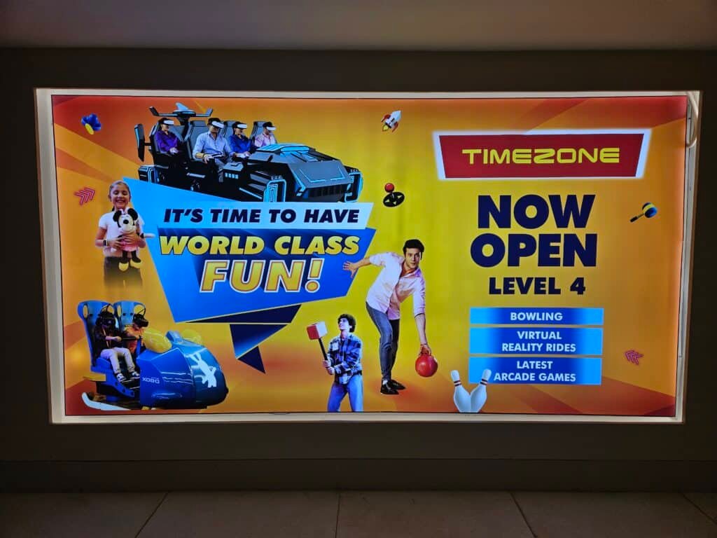 Timezone, Gaming zone, 4th floor, inorbit mall, Hubli